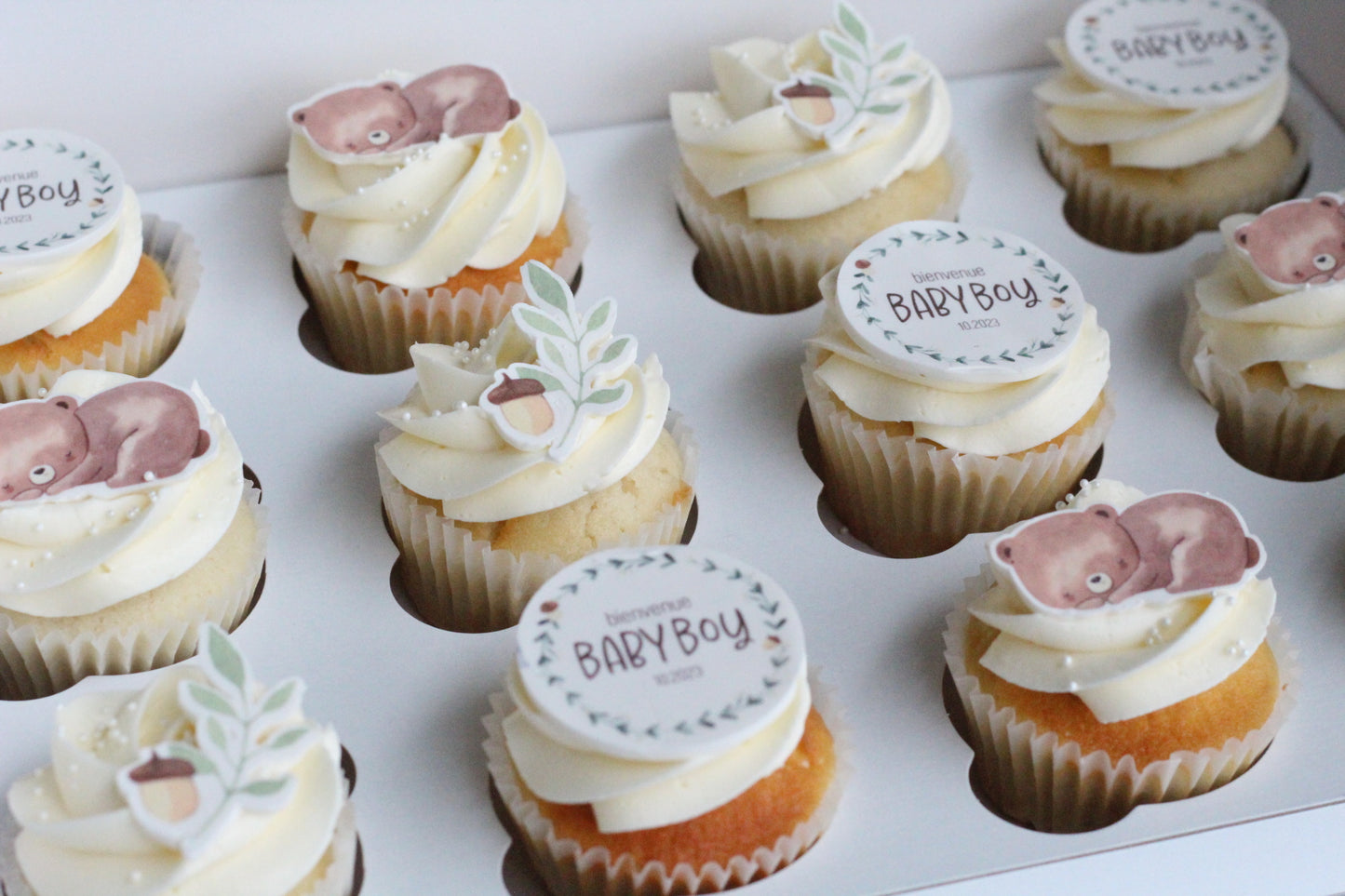 Cupcake personnalisé Shower