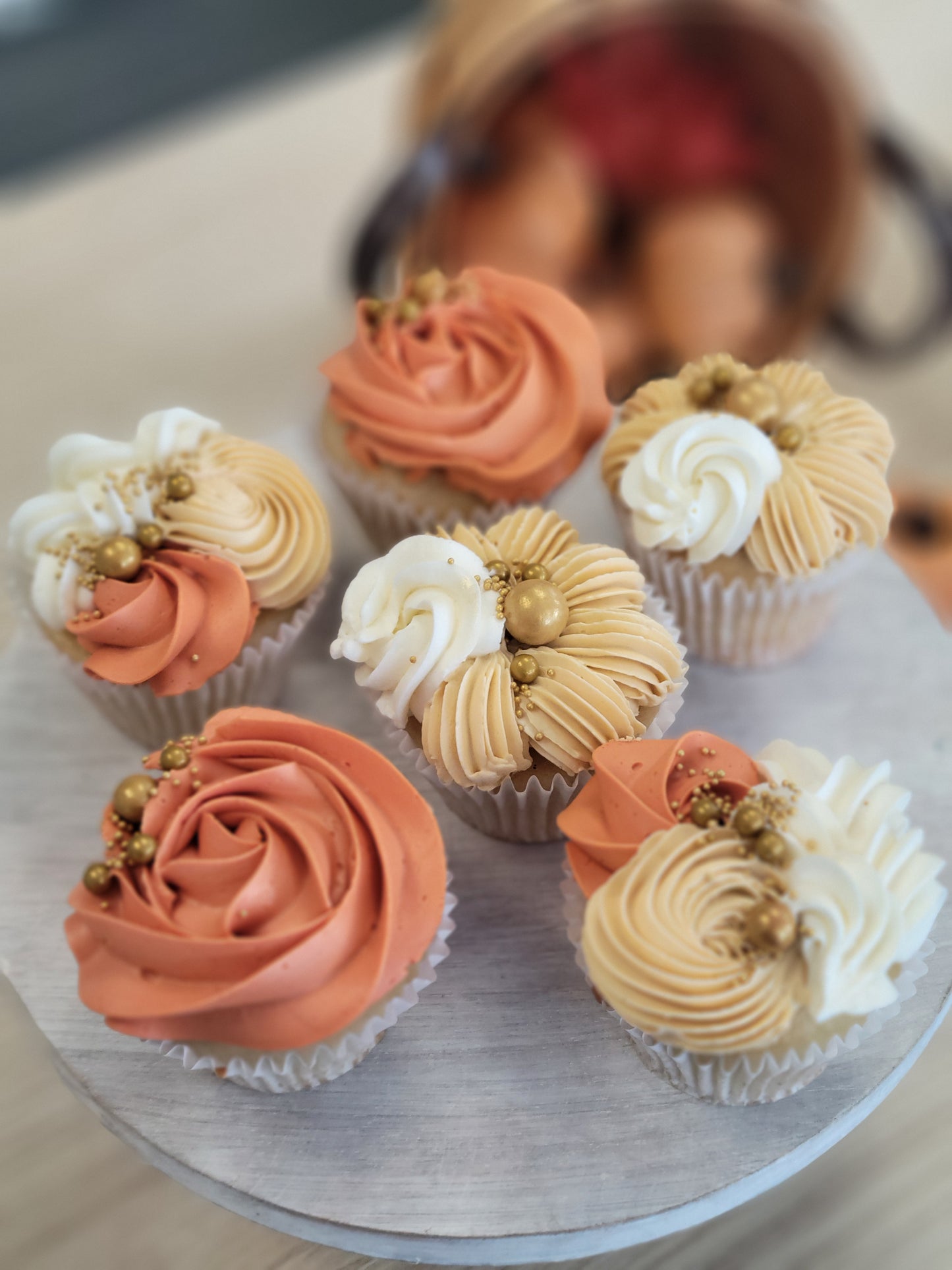 Cupcake élégant automne