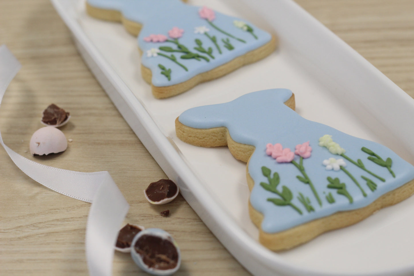 Biscuit lapin fleur