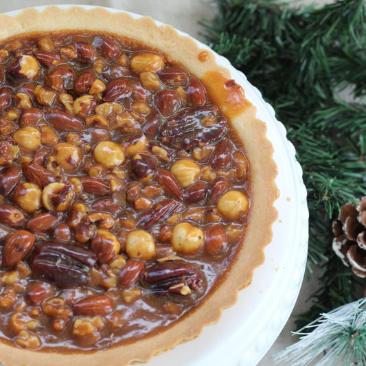 Tarte caramel & noix