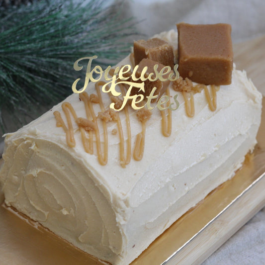 Bûche choco-caramel